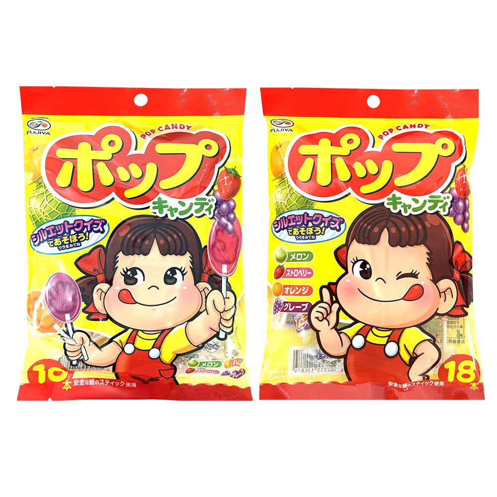 不二家 POP棒棒糖18入(115.2g)