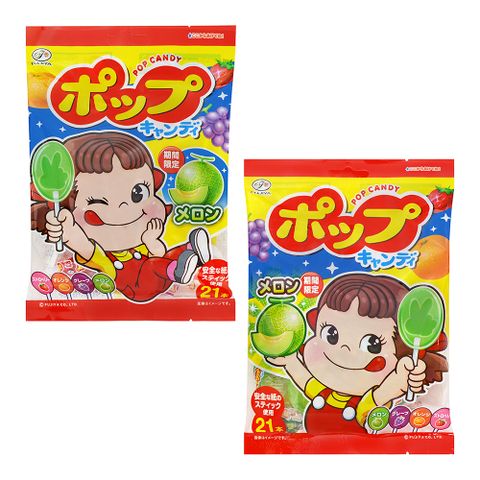 不二家  POP棒棒糖21支(134.4g)