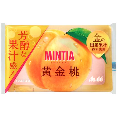 Asahi MINTIA糖果-黃金桃風味 (7g)