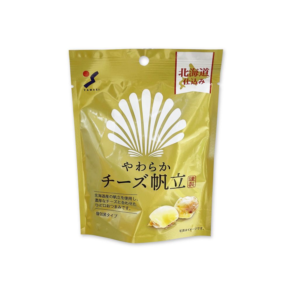 山榮 起司帆立貝 [6入組] 25g/包 起司干貝 日本零食 扇貝 起司 下酒菜