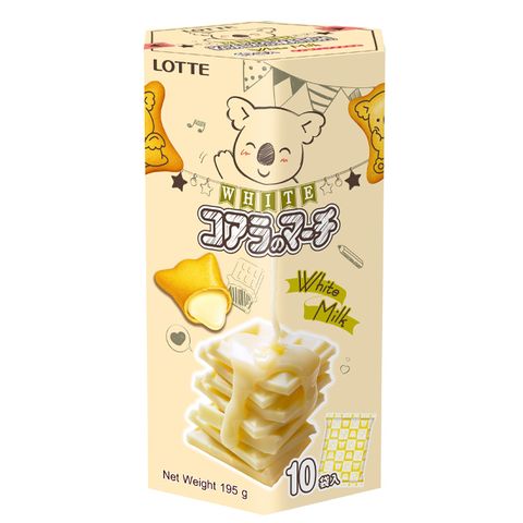 LOTTE 樂天 小熊餅家庭號-香濃煉乳風味195g x3