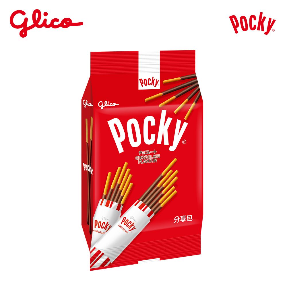 Glico 格力高 Pocky百奇 餅乾棒分享包 (巧克力/草莓/牛奶)