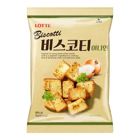 LOTTE 樂天 洋蔥麵包餅(70g)