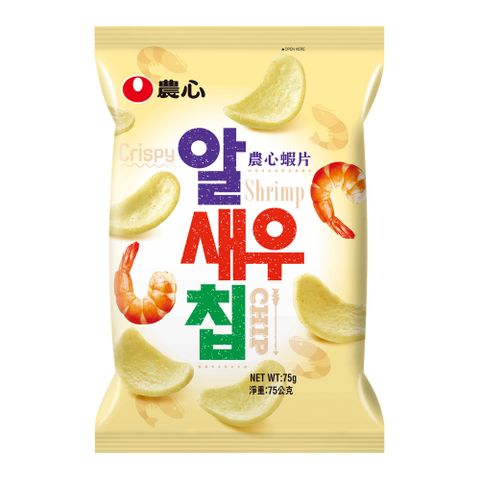 韓國熱銷餅乾韓國農心 蝦片(75g)