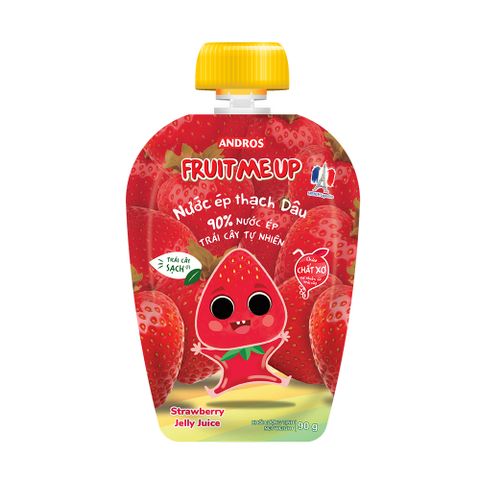 ★既是果汁也是果凍★安朵思果汁凍飲-草莓風味 90g
