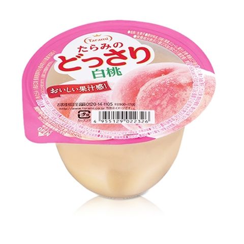 日本 達樂美 白桃果凍杯(230g)
