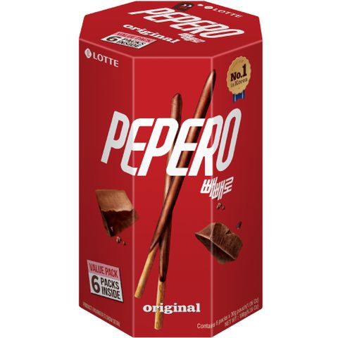 PEPERO巧克力口味餅乾棒分享盒