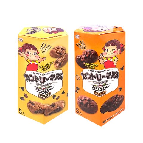 【FUJIYA不二家】酥脆鄉村餅 香草/可可風味-任選(45g)