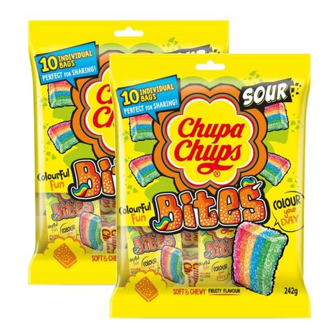 Chupa Chups 加倍佳 霓彩造型 酸甜水果口味軟糖(240g/袋)*2