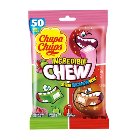 加倍佳 超CHEW軟糖分享包─綜合口味(175g/袋)