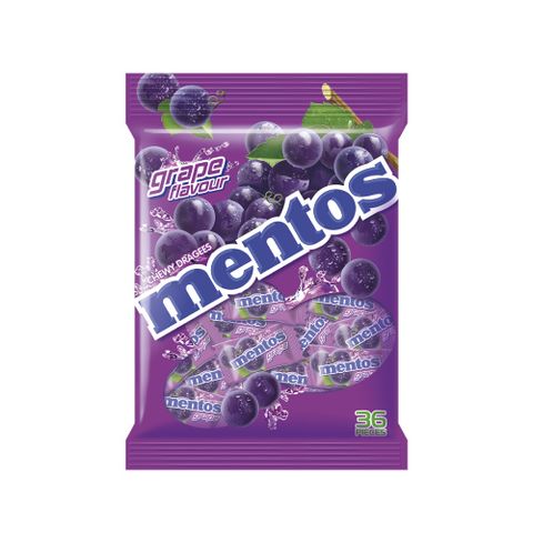 mentos 曼陀珠 葡萄口味糖果(2.7g*36入/袋)