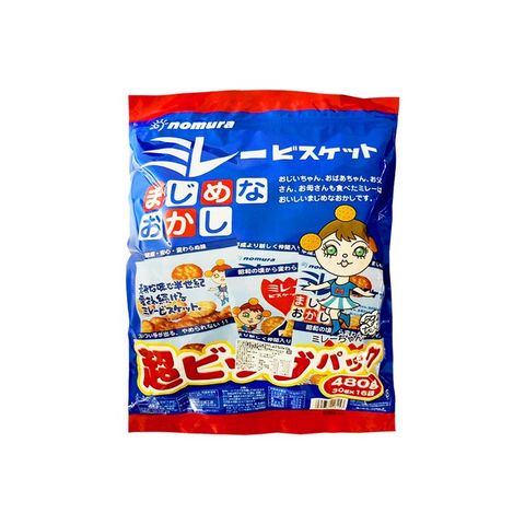 【nomura 野村美樂】日本美樂圓餅乾 30gx16袋入
