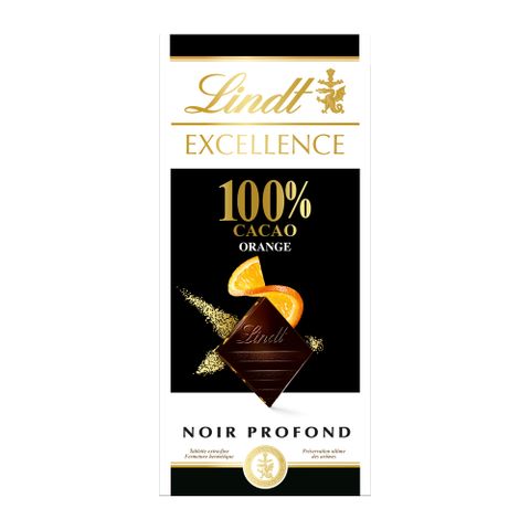 《瑞士蓮 Lindt》極醇系列香橙夾餡黑巧克力(50g)