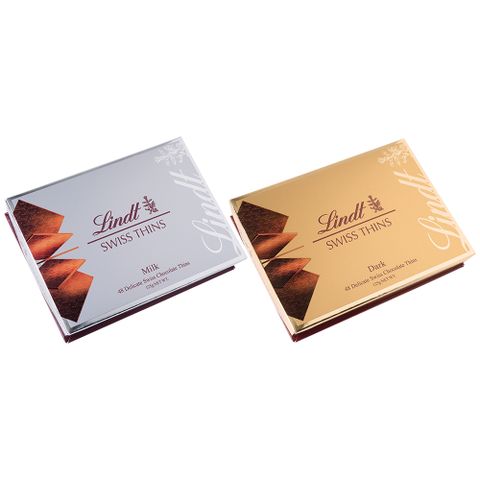 Lindt 瑞士蓮 經典薄片巧克力 125g(牛奶/黑巧)