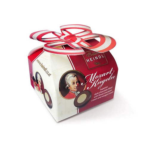 HEINDL 奧地利莫札特小禮盒-黑巧克力(2入裝)