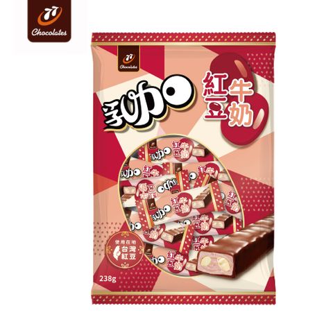 77 乳加-迷你238g ( 紅豆牛奶 )