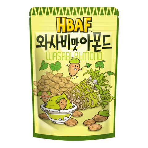 HBAF 杏仁果-山葵味(120g)