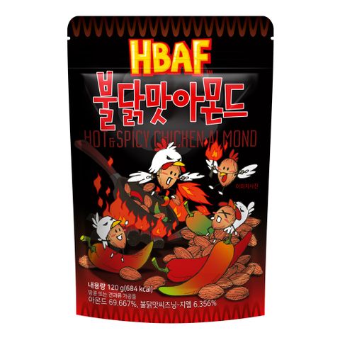 HBAF 杏仁果-火辣雞風味(120g)