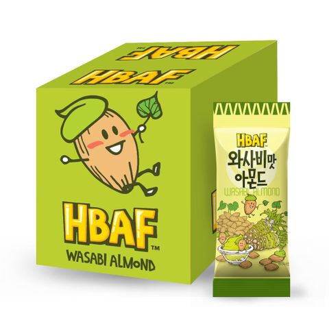 HBAF 杏仁果-山葵味單盒裝12包(360g)