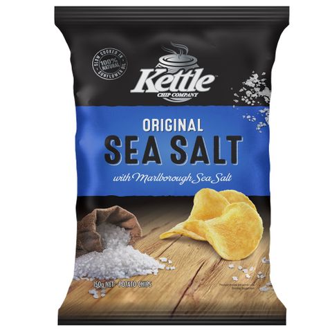 紐西蘭 Kettle 洋芋片-海鹽風味(150g)