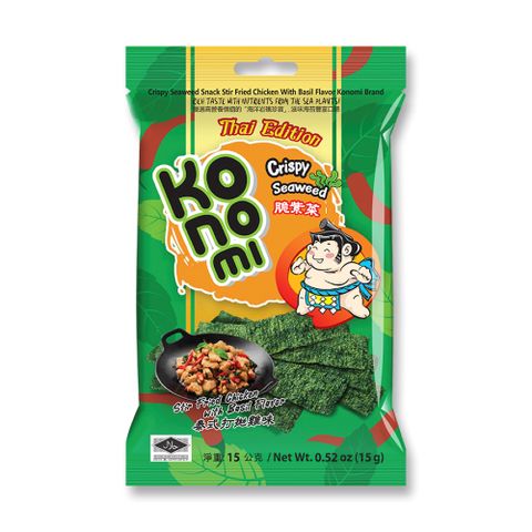 konomi相撲手脆紫菜15g(泰式打拋雞味)