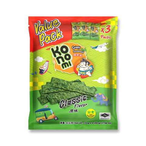 konomi相撲手脆脆紫菜(原味)分享包