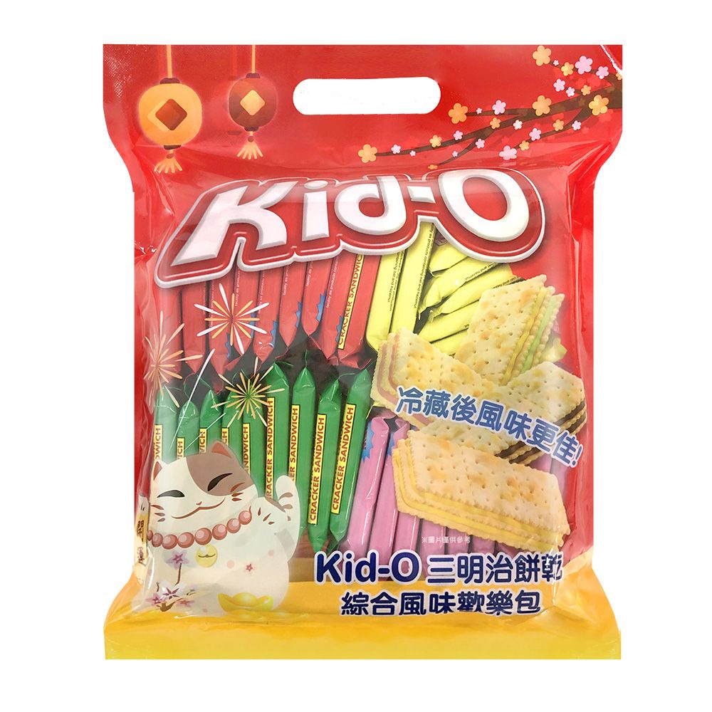 Kid-O 三明治餅乾綜合風味歡樂包(612g) - PChome 24h購物