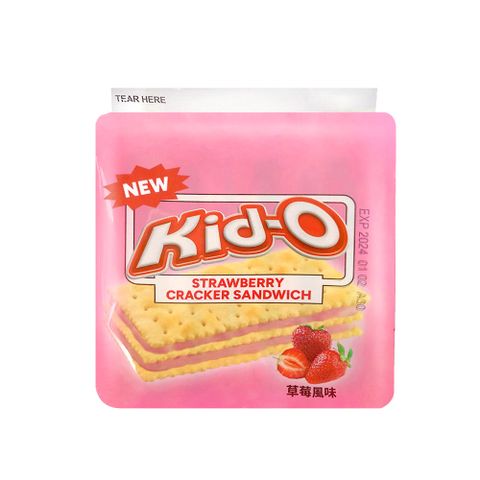 Kid-O 三明治餅乾-草莓(136g)