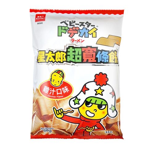 OYATSU優雅食 星太郎超寬條餅-雞汁口味(68g)