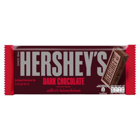 《好時 Hersheys》黑巧克力片裝(40g)