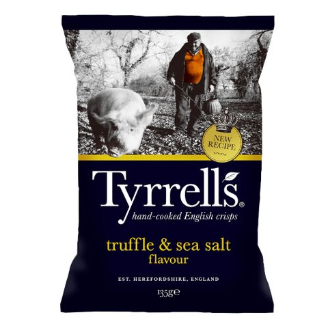 《Tyrrells 泰勒思》洋芋片-黑松露海鹽(135g)