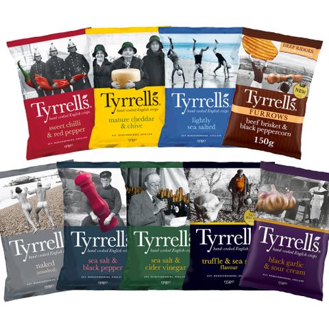 《Tyrrells 泰勒思》英國洋芋片(口味多選/包)