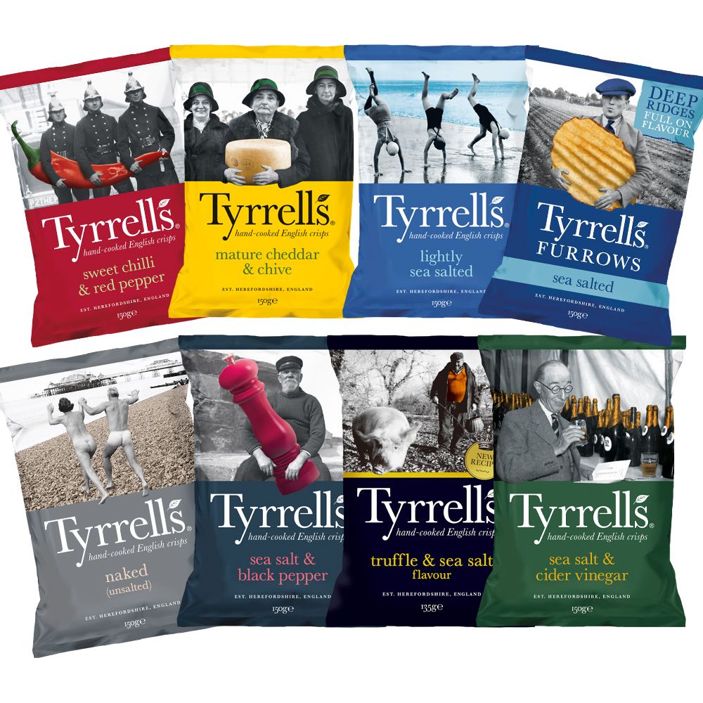 Tyrrell's 泰勒思 《Tyrrells 》英國洋芋片(口味多選/包)