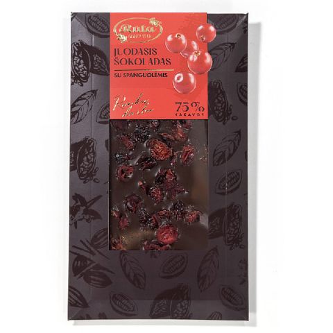 【立陶宛國寶級巧克力】露特 經典蔓越莓巧克力100g