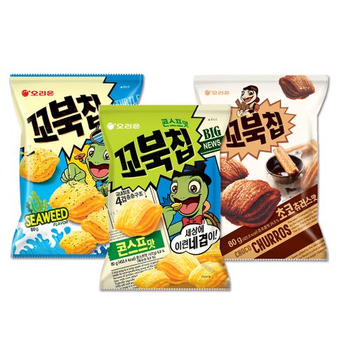 好麗友 烏龜玉米脆片(口味多選/包)