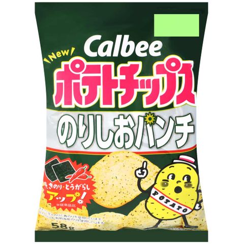 Calbee 卡樂先生海苔鹽風味洋芋片 (58g)