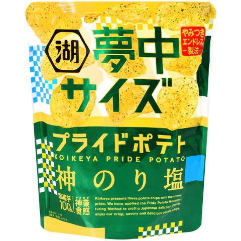 湖池屋 PRIDE POTATO海苔鹽味薯片[大袋] (102g)