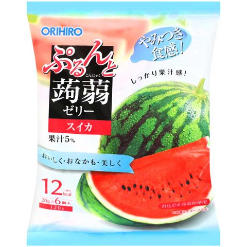 ORIHIRO蒟蒻果凍-西瓜味 (120g) 