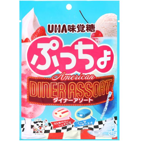 UHA味覺糖 噗啾綜合軟糖-綜合飲料風味 (65g)