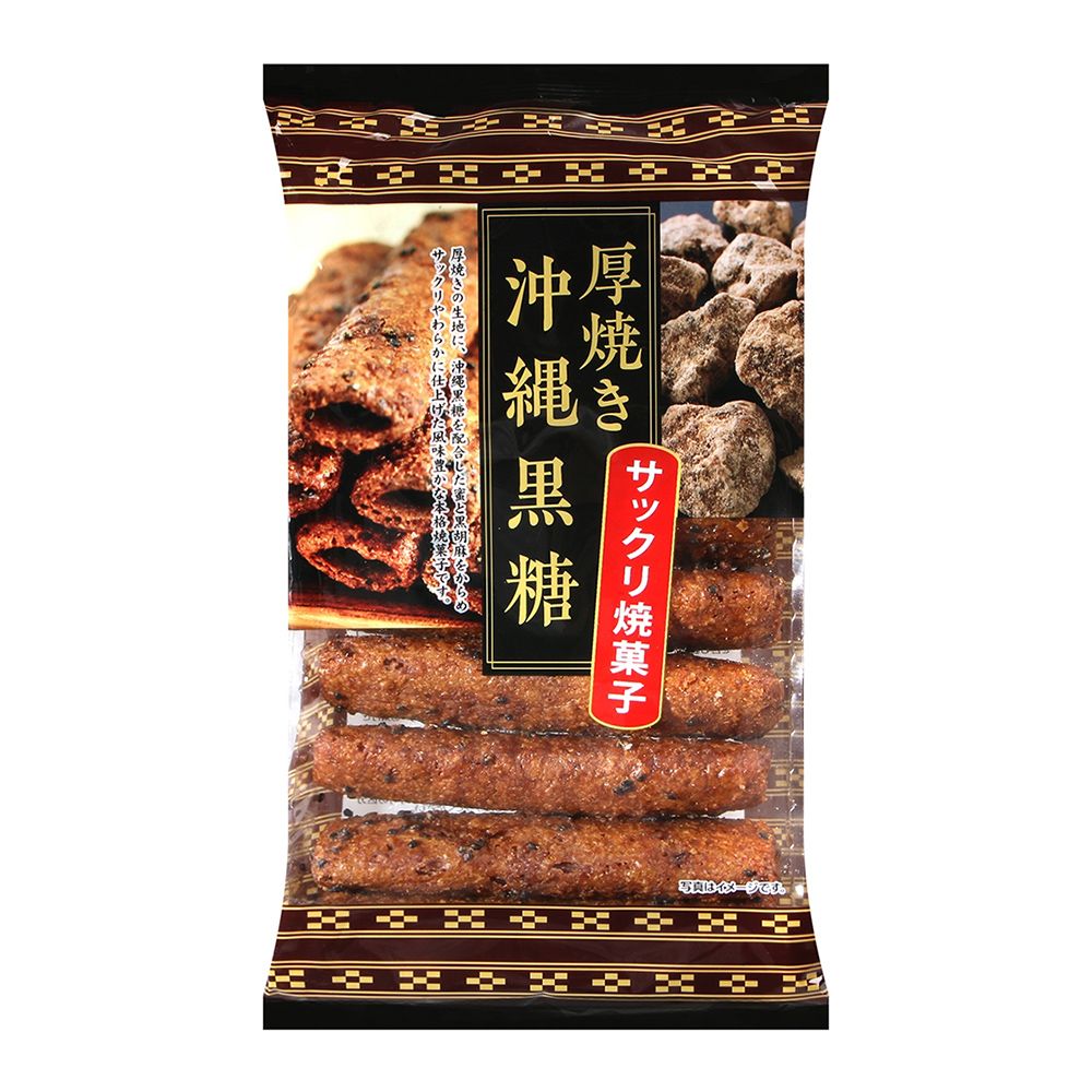  日本大幸 沖繩黑糖厚捲餅110g