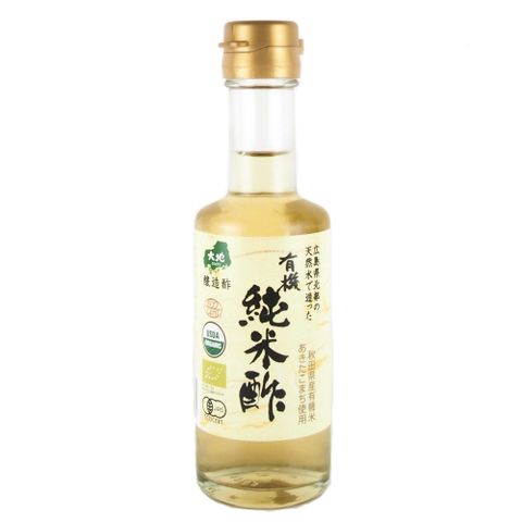 促銷↘經4.5個月靜置發酵熟成【大地】日本有機純米醋(180ml/瓶)