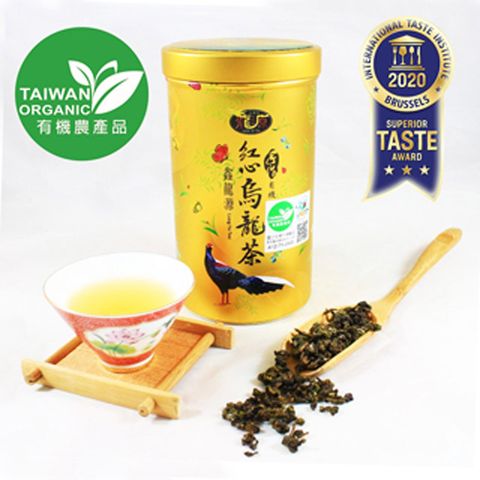 龍源茶品 【鑫龍源有機茶】iTqi有機高山花香烏龍茶葉1罐組(30g/罐)-有機茶葉/烏龍茶葉/有機認證/微發酵/無烘焙/附提袋/不礙胃