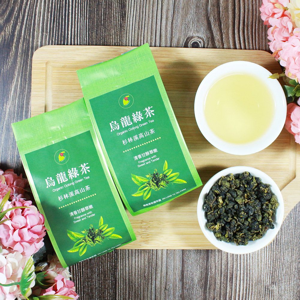 烏龍綠茶Organic Oolong Green Tea杉林溪高山茶清香甘醇翠嫩Fragrance withSweet and Tender烏龍綠茶Organic Oolong Green Tea杉林溪高山茶清香甘醇翠嫩Fragrance withSweet and Tender   YA TEA