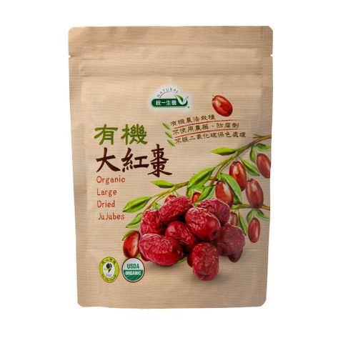 《統一生機》有機大紅棗(300g/包)