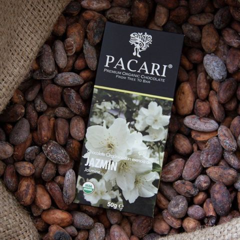 PACARI 有機巧克力磚 60%茉莉花巧克力-50g/片