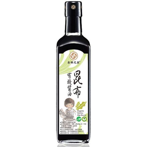 【喜樂之泉】有機昆布醬油500ml