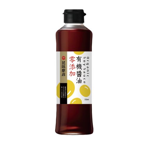 萬家香玩味廚房零添加有機醬油350ml
