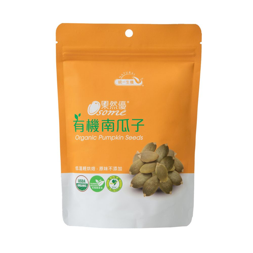 統一生機 果然優有機南瓜子(180g/包)