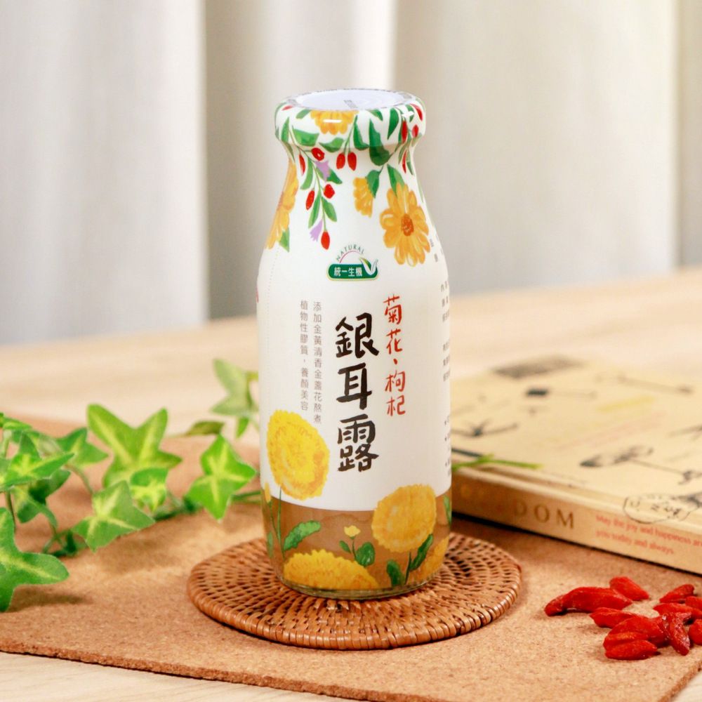 統一生機 菊花枸杞銀耳露 (200mlx12瓶/箱)
