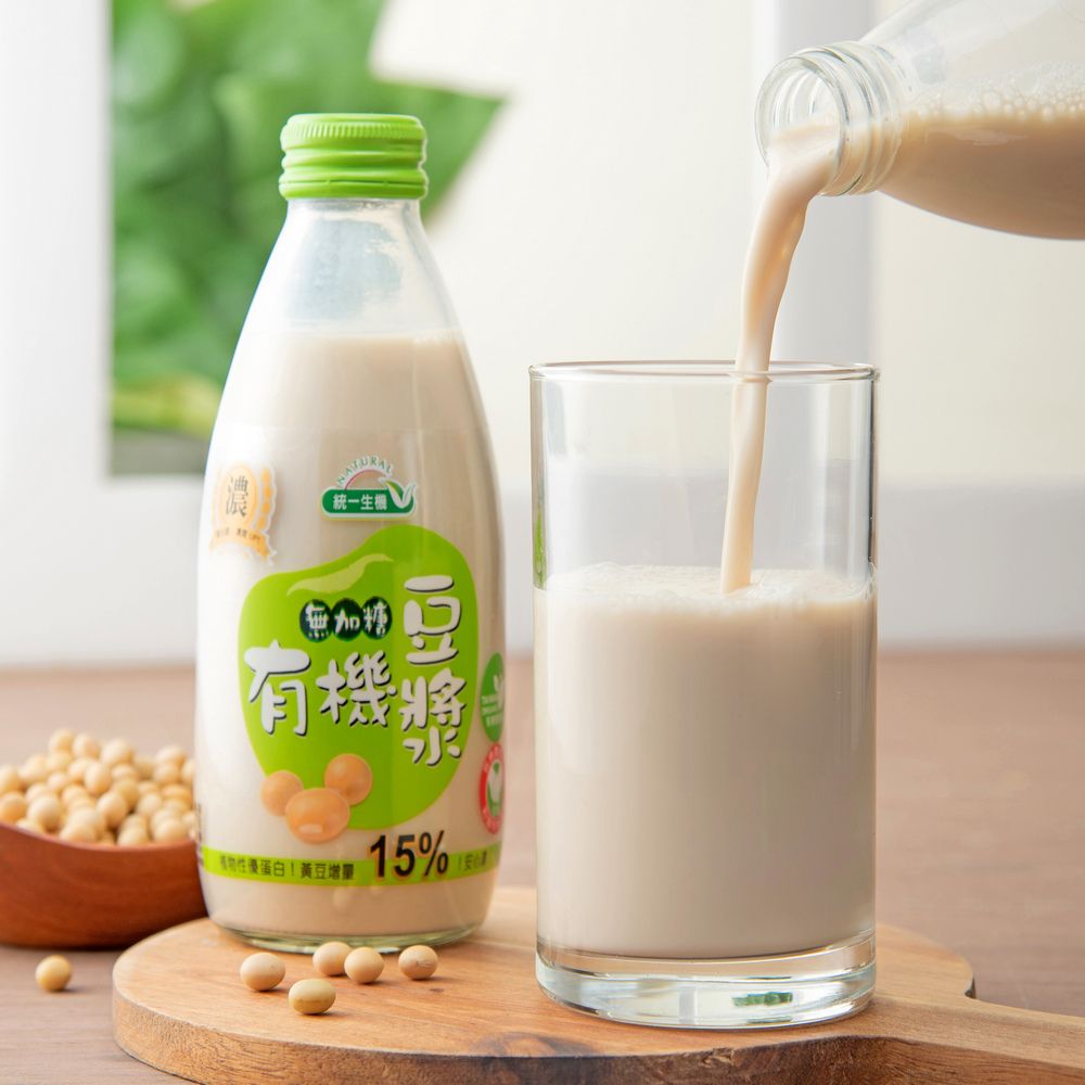 統一生機 有機無加糖豆漿(245mlx12瓶/箱)